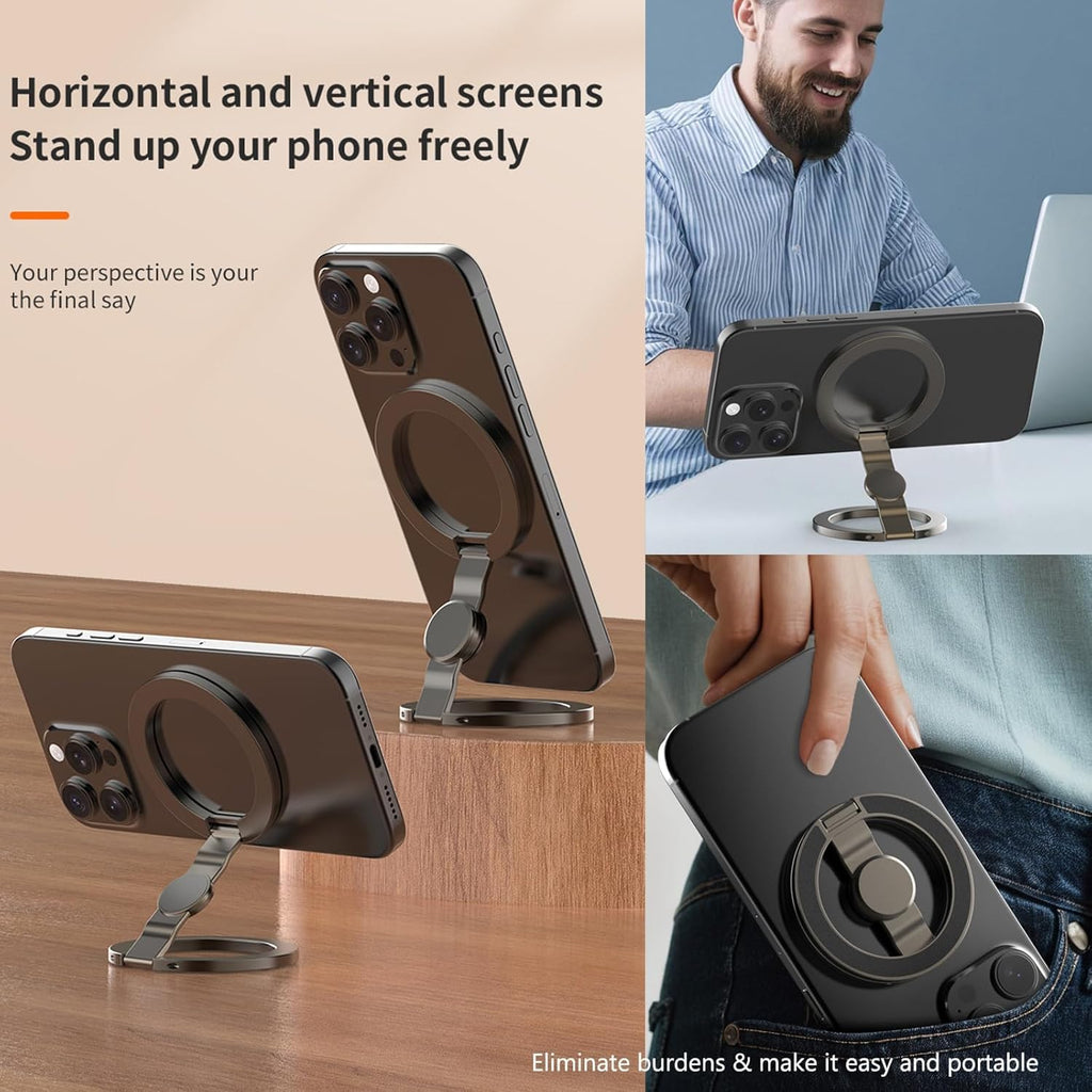 Morfy MagRing Pro – Double-Sided Fidget Magnetic Phone Ring Holder & 360° Kickstand