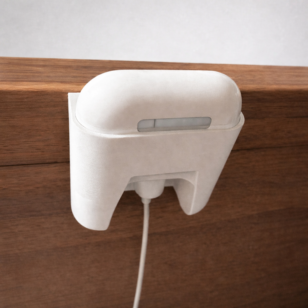 Under-Desk AirPods Charger & Holder for AirPods Pro, Pro 2 & Pro 3