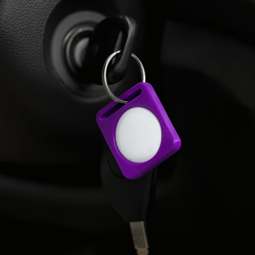 BoxyTag AirTag Holder | Keychain & Bag Accessory (Multiple Colors)