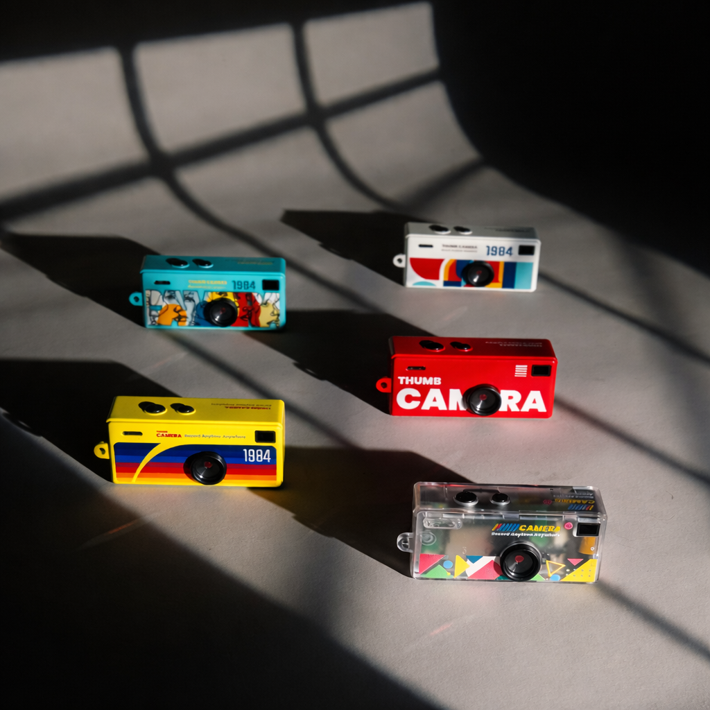 Morfy Thumb Camera | Retro Mini Digital Camera | Vintage Pocket Keychain Camera