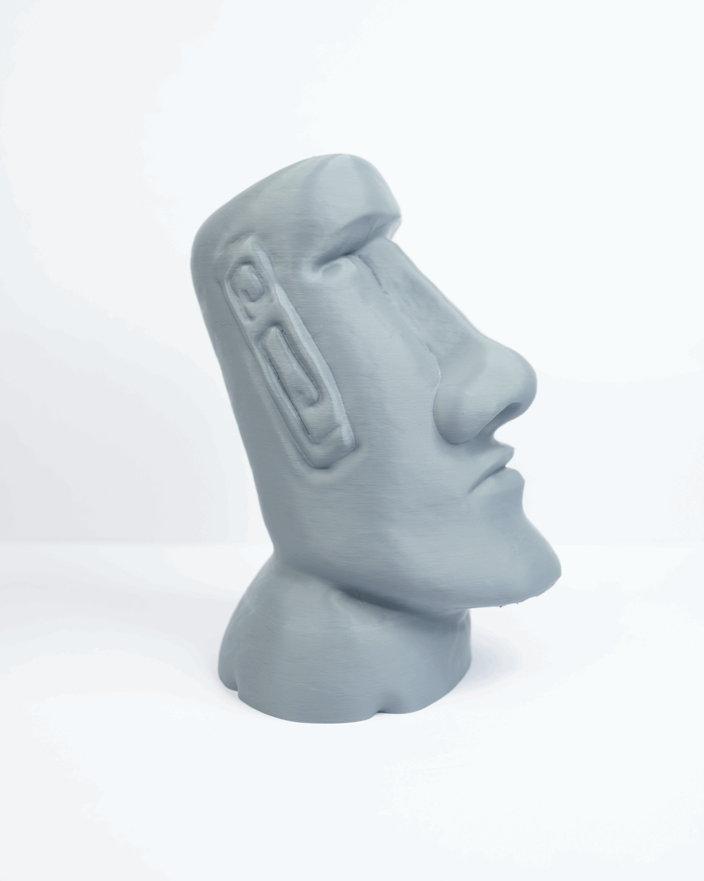 Moai Head Headphone Stand | Unique Desk Accessory & Organizer