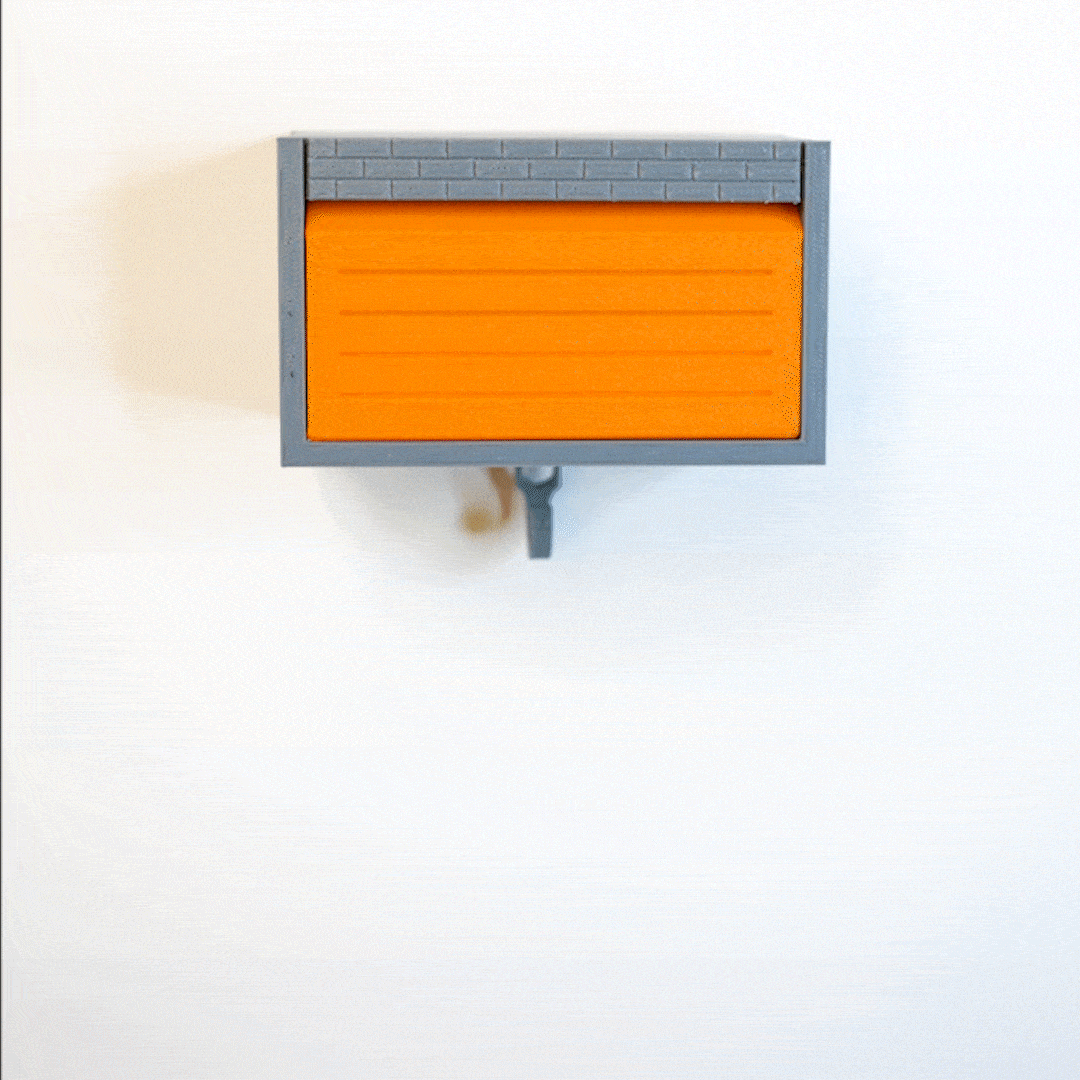 Garage Key Holder with Mini Hot Wheels Parking Spot – Wall Mount Organizer