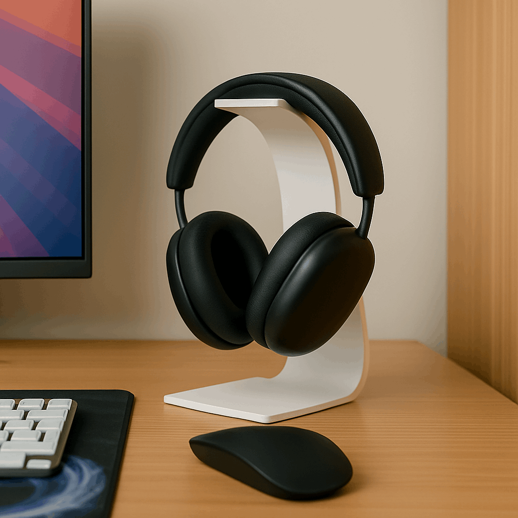 Minimal Headphone Stand | Modern Desk Accessory