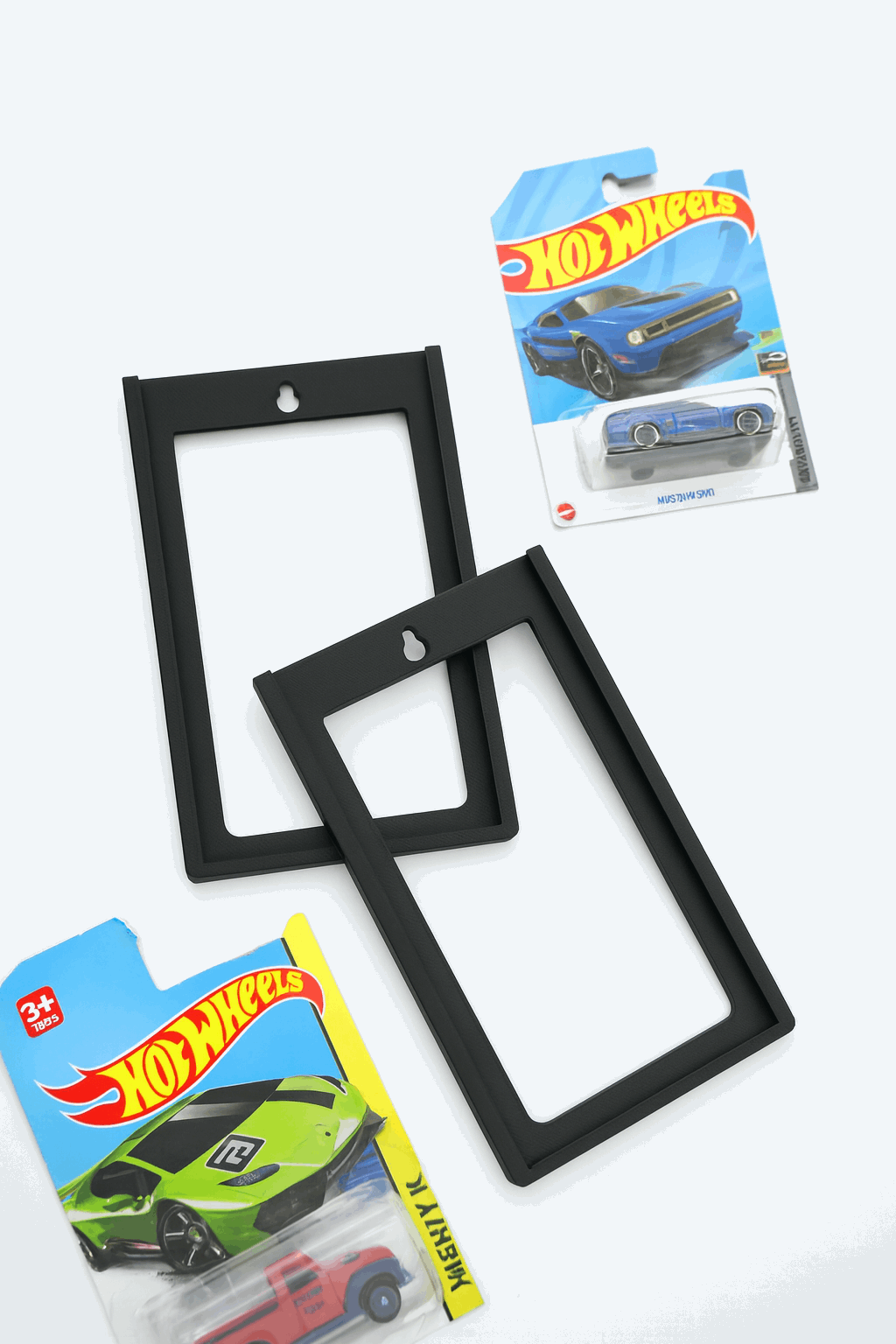 Hot Wheels Wall Display Holder – Vertical Mount Frame for Collectible Cars (Hot Wheels Not Included)