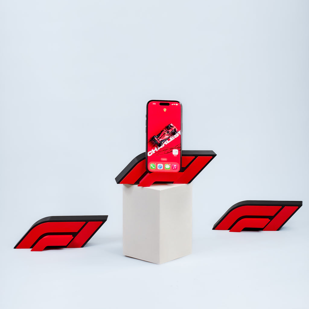Formula 1 Style Phone Stand | Stylish Desk Mobile Holder