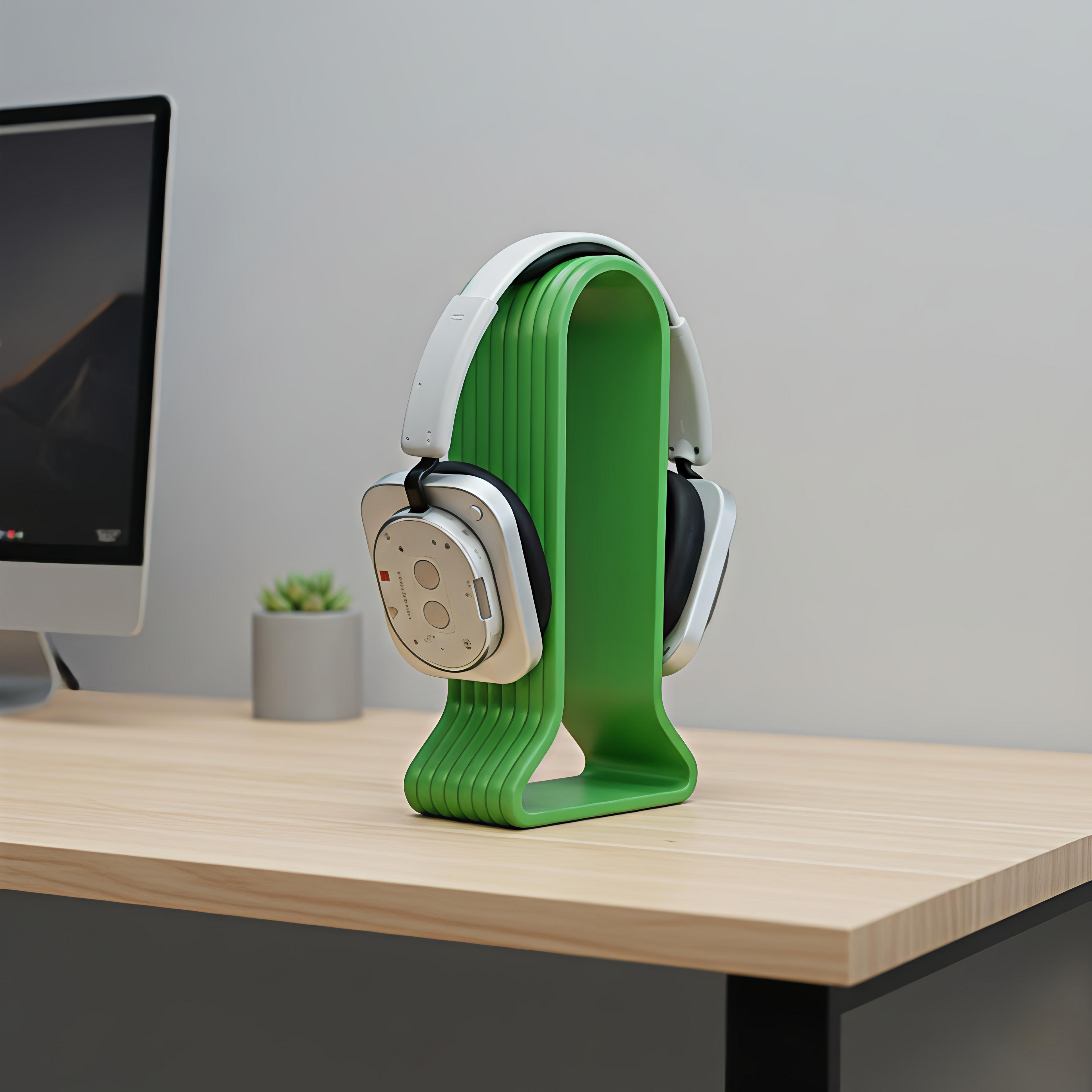 Morfy Ridge Headphone Stand for Desk | Premium Minimal Headset Holder for Gaming & Studio
