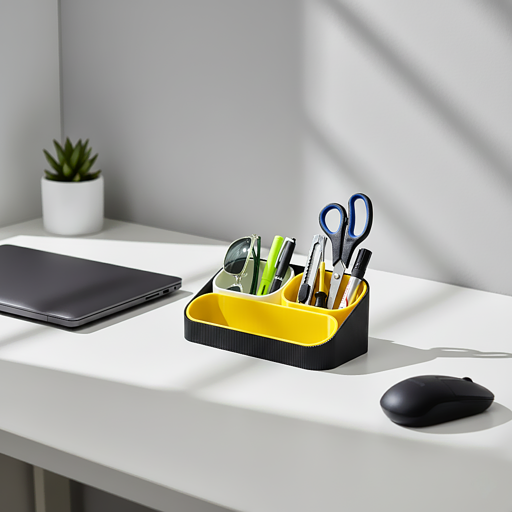 Morfy ModuDesk – Modular Desk Organizer with Phone Stand & Storage Compartments