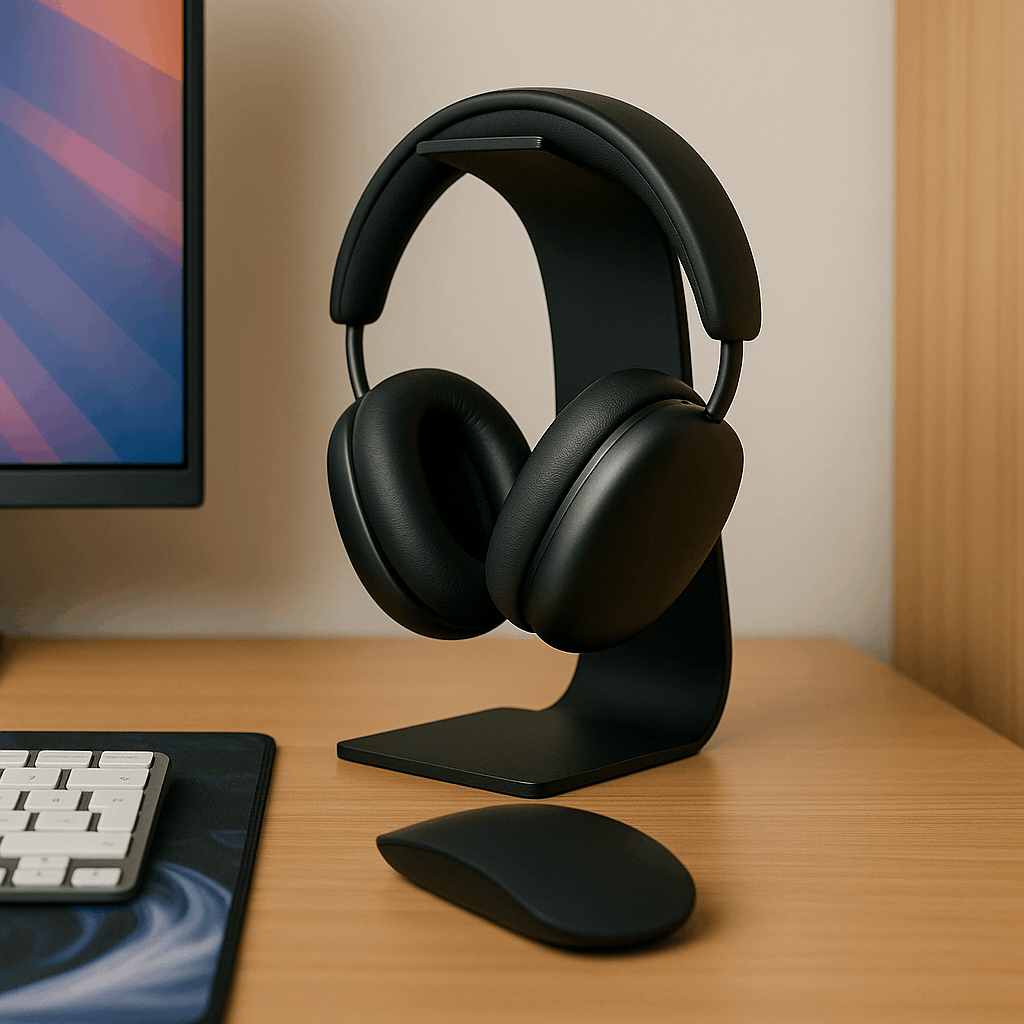 Minimal Headphone Stand | Modern Desk Accessory