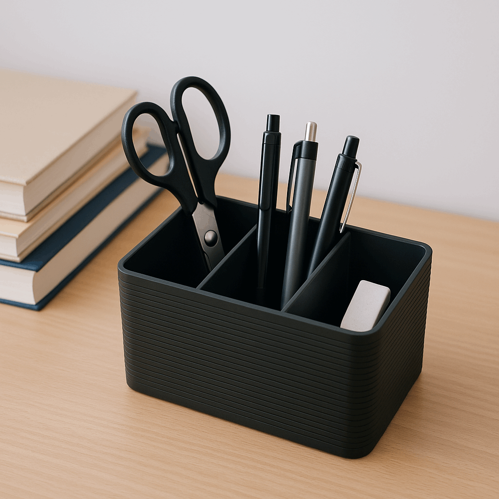Minimal Desk Organizer | Multi-Slot Storage for Desk, Office & Home