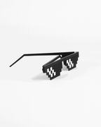Thug Life Glasses | Pixel Sunglasses Meme Style (See-Through)