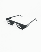 Thug Life Glasses | Pixel Sunglasses Meme Style (See-Through)