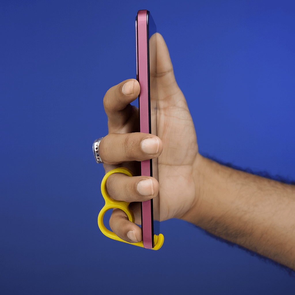 Finger Phone Holder – Universal Grip Stand for Smartphones (Hands-Free & Secure)