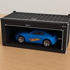 Hot Wheels Car Container | Stackable Display Case for Diecast Car Collectors